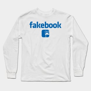 fakebook Long Sleeve T-Shirt